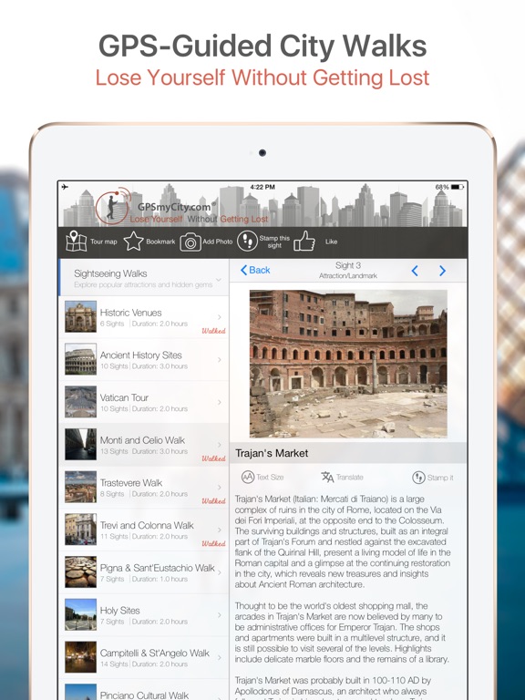 Jakarta Map and Walks iPad Jakarta Map and Walks iPad
