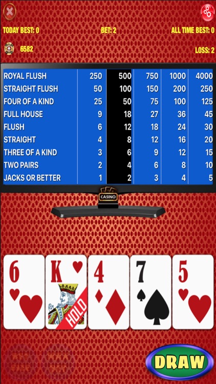Royal Flush Video Poker Club screenshot-3