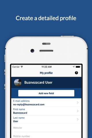 BuzNezzCard screenshot 2