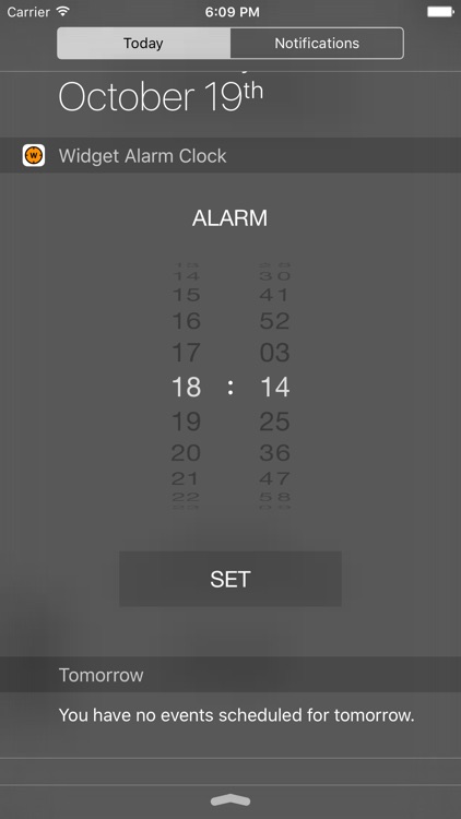 Widget Alarm Clock