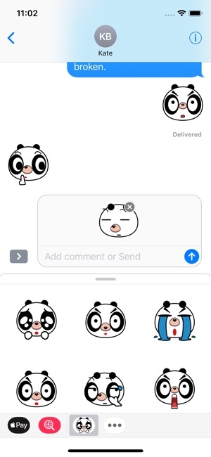 Lovely panda - Fx Sticker(圖4)-速報App