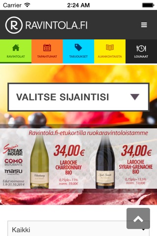 Ravintola.fi screenshot 3