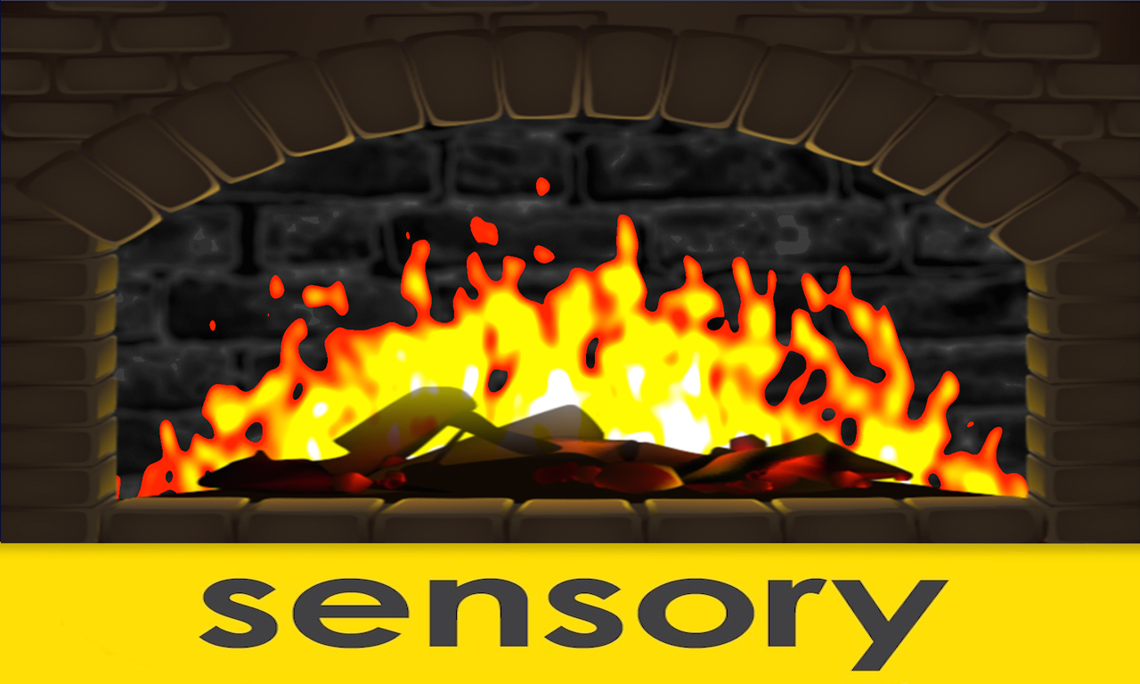 Sensory Flames - Free Fireplace for your TV