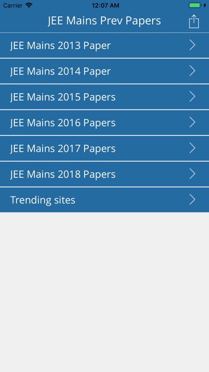 JEE Mains Previous Papers