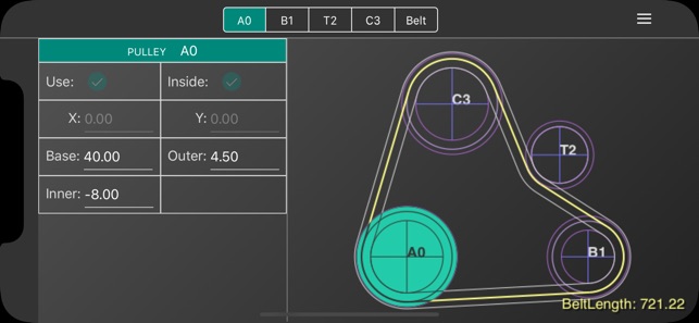 Belt Length Calculator for 4ps(圖2)-速報App