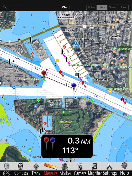 Brasil GPS Nautical Charts Pro screenshot-3