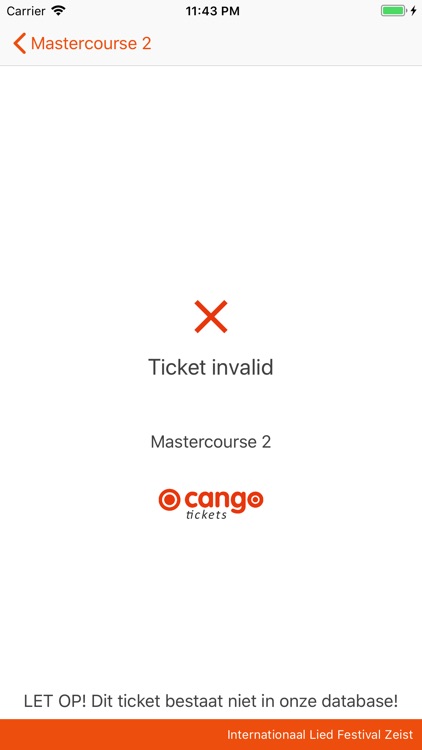 Cango Tickets Scanner