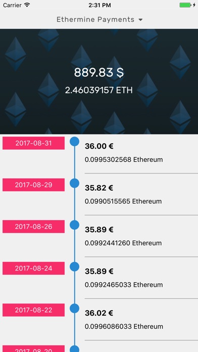 Ethereum Mining screenshot 2