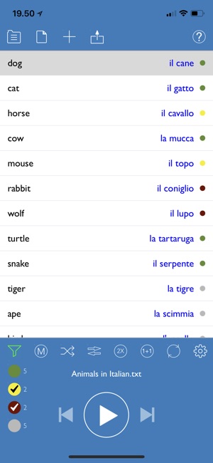 Sì! Text to Talking Flashcards