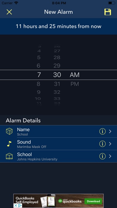 SleepIn Alarm screenshot 2