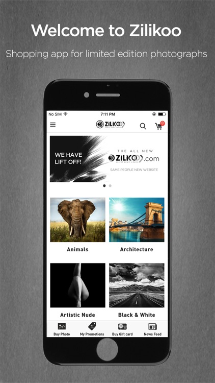 Zilikoo - Shopping App Limited Edition Photographs