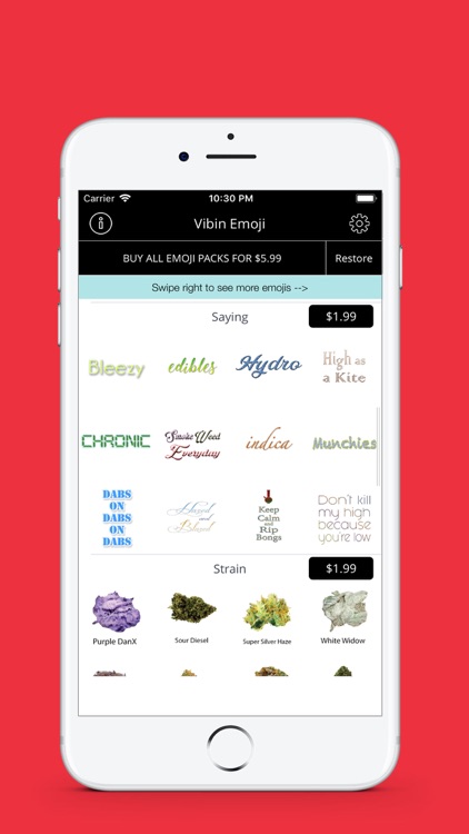 Vibin Weed Emoji Keyboard