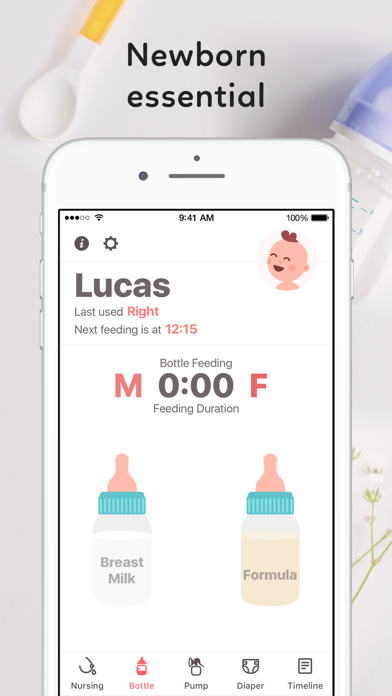 Newborn Baby Tracker App screenshot1