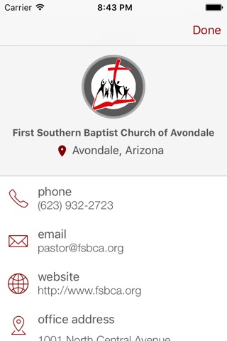 First Southern Baptist - Avondale screenshot 4