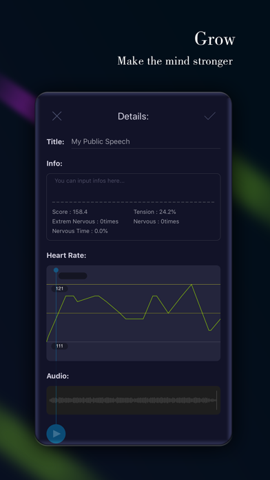 HBeat - Heart Rate Recorder screenshot 4
