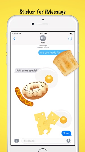 Breakfast Meal Stickers(圖2)-速報App