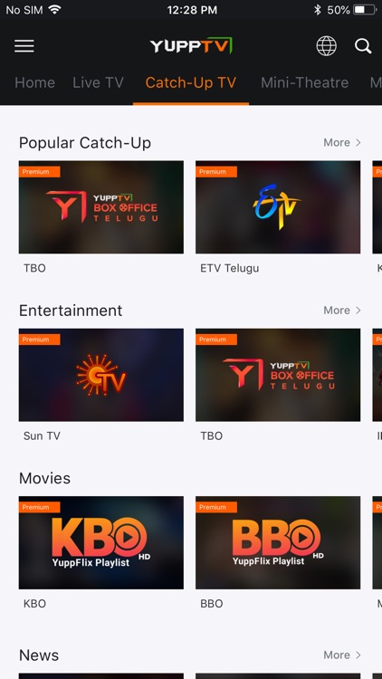YuppTV - Live TV & Movies