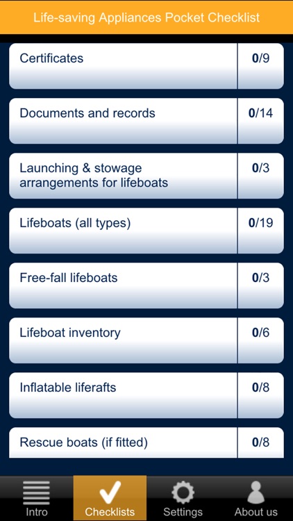 LSA Pocket Checklist