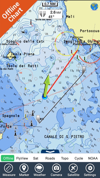 Sardinia HD Nautical Charts