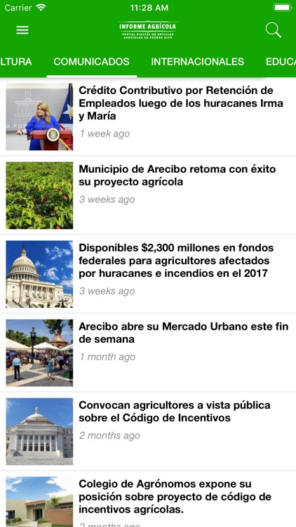 Informe Agricola