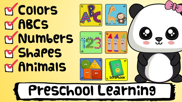 Panda Preschool Learning App screenshot-0