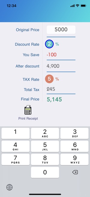 Tax & Sales Calc