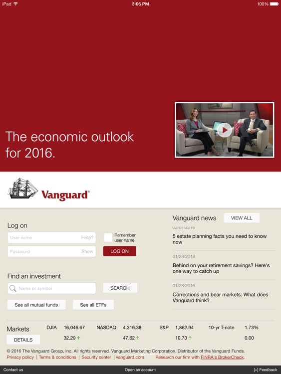 Vanguard for iPad