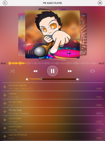 Mx Audio Player - Music Player screenshot 2