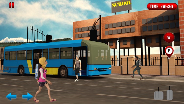 School Bus Simulator Game 2017 screenshot-3