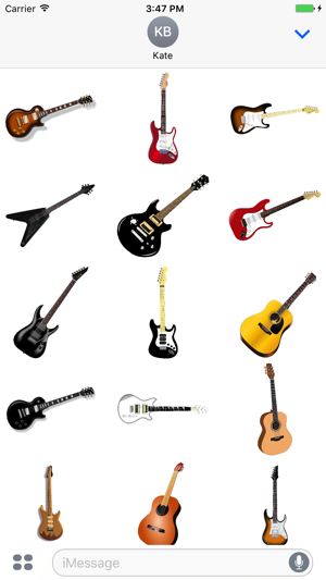 Guitar Stickers - Rock n' Roll(圖2)-速報App