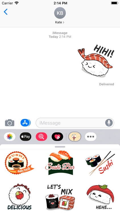 Asia Japan Sushi Stickers