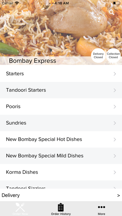 Bombay Express Dunoon screenshot 2