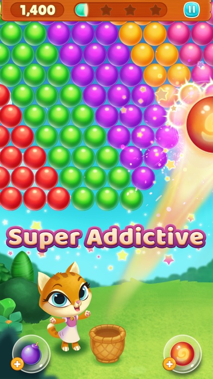 Kitty Pop Bubble Shooter screenshot-0