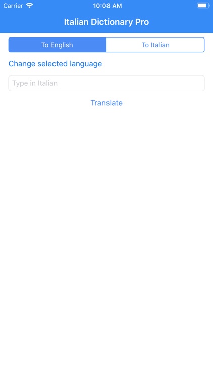 Italian Dictionary Pro