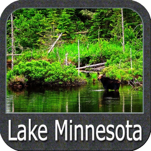 Minnesota lakes charts - GPS fishing map Navigator