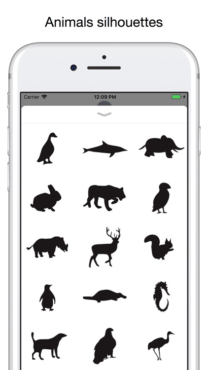 Animals silhouettes - siluette