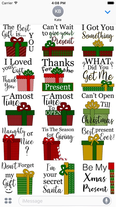 Christmas Presents Stickers screenshot 2