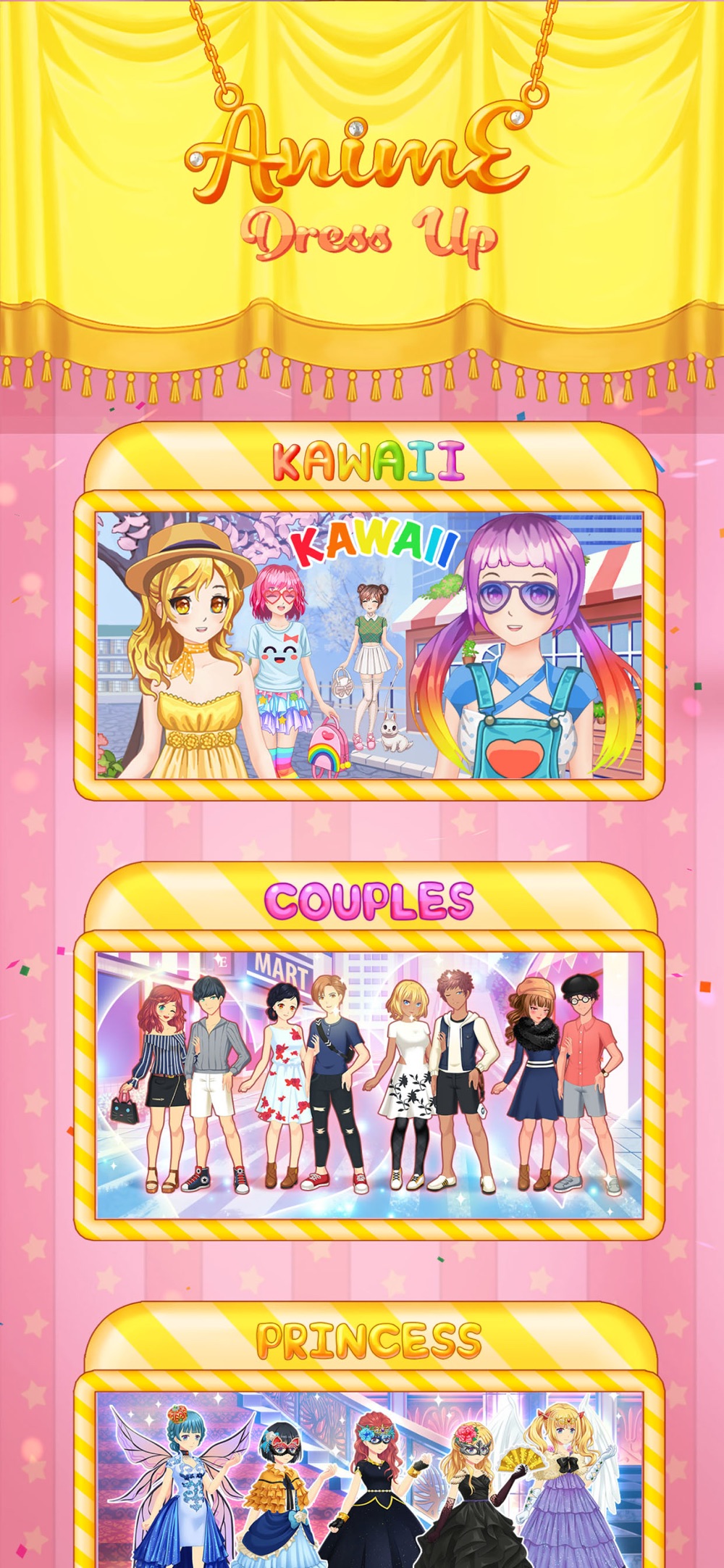 Anime Dress Up Fashion Games Cheat Codes