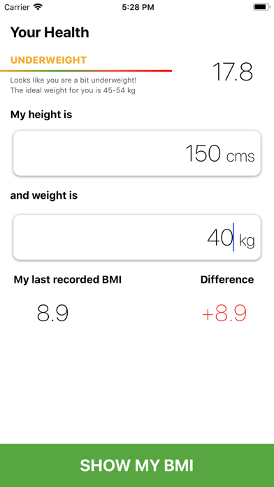 BMI Calculator - Know Your BMI screenshot 3