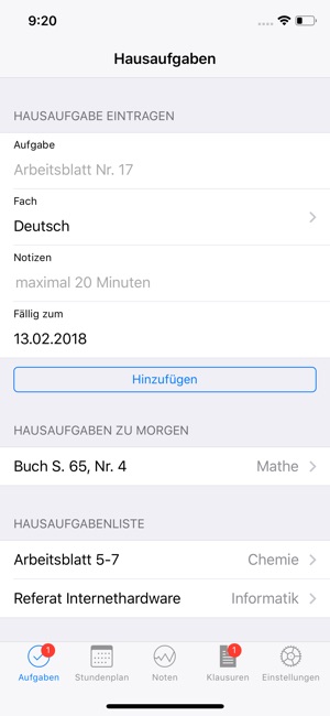 MARK - Mein Schülermanager(圖1)-速報App