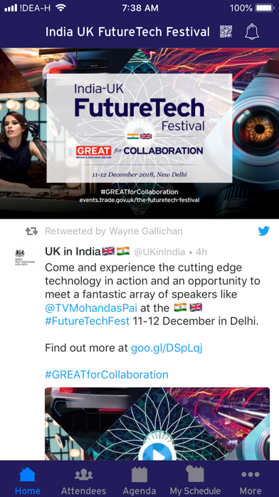 How to cancel & delete IND-UK Future Tech Fest from iphone & ipad 1