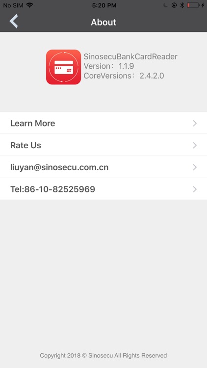 Sinosecu Bank Card Reader screenshot-4