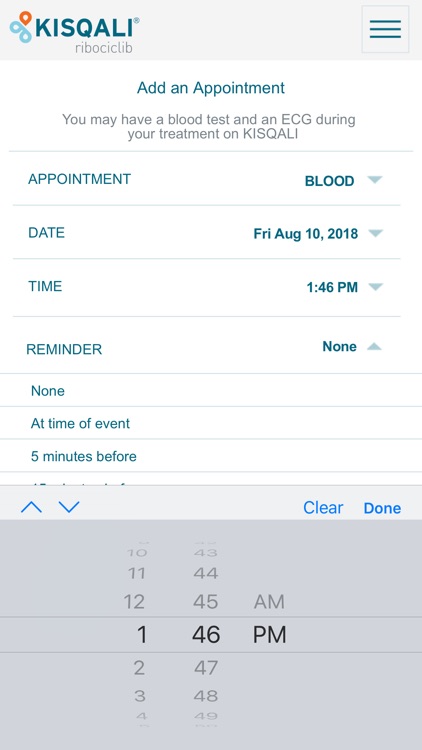 KISQALI Patient Dosing Tracker