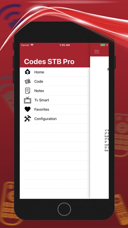 Codes for STB PRO SmartTV