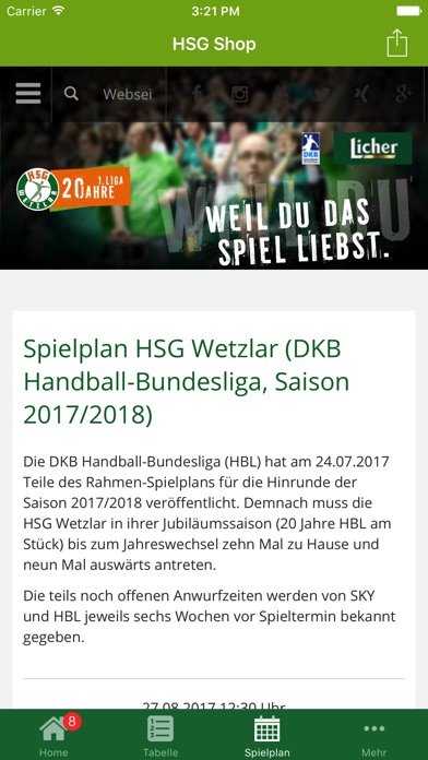 HSG Wetzlar screenshot 3