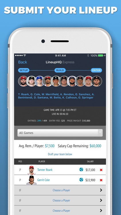 LineupHQ Express FantasyDraft screenshot-7