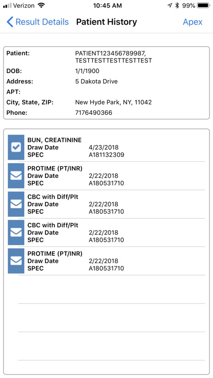 Apex Lab - Mobile Results screenshot-5