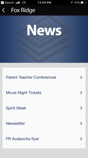 Fox Ridge Middle School App(圖2)-速報App