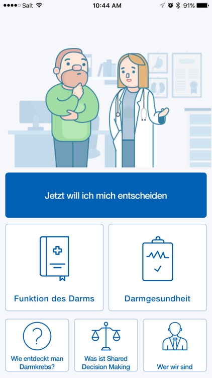 Darmkrebs CheckApp Shared Decision Making