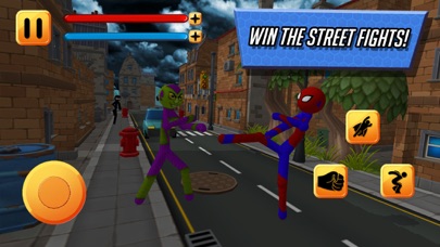 Stickman Spider Hero 3D screenshot 2